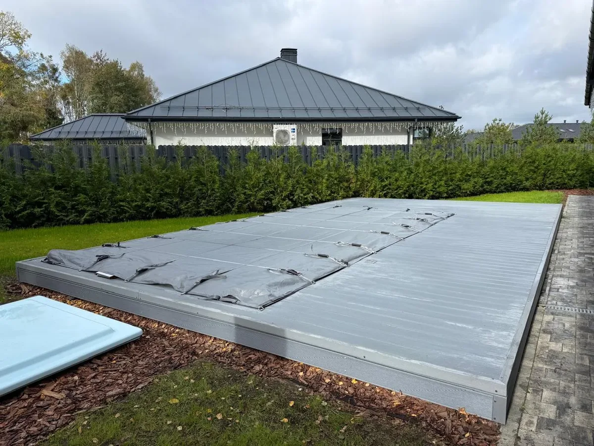 Покрывало Laguna Cover Mesh — установка в Кургане