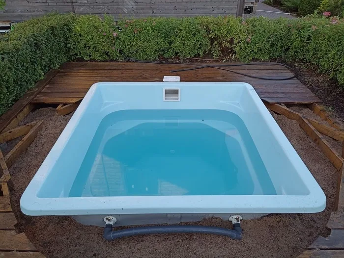 Композитная купель Laguna 2 — установка в Кургане